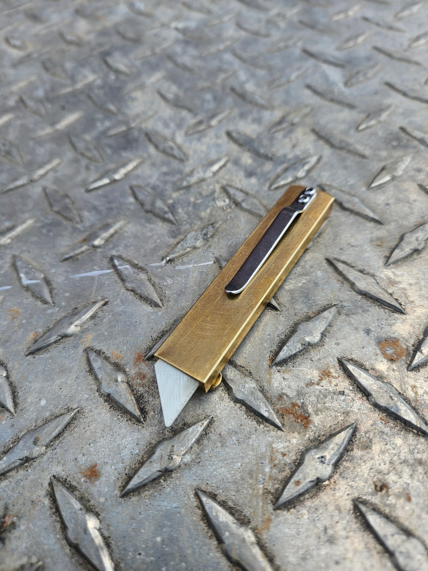 Brass ThinJim Soapstone Holder