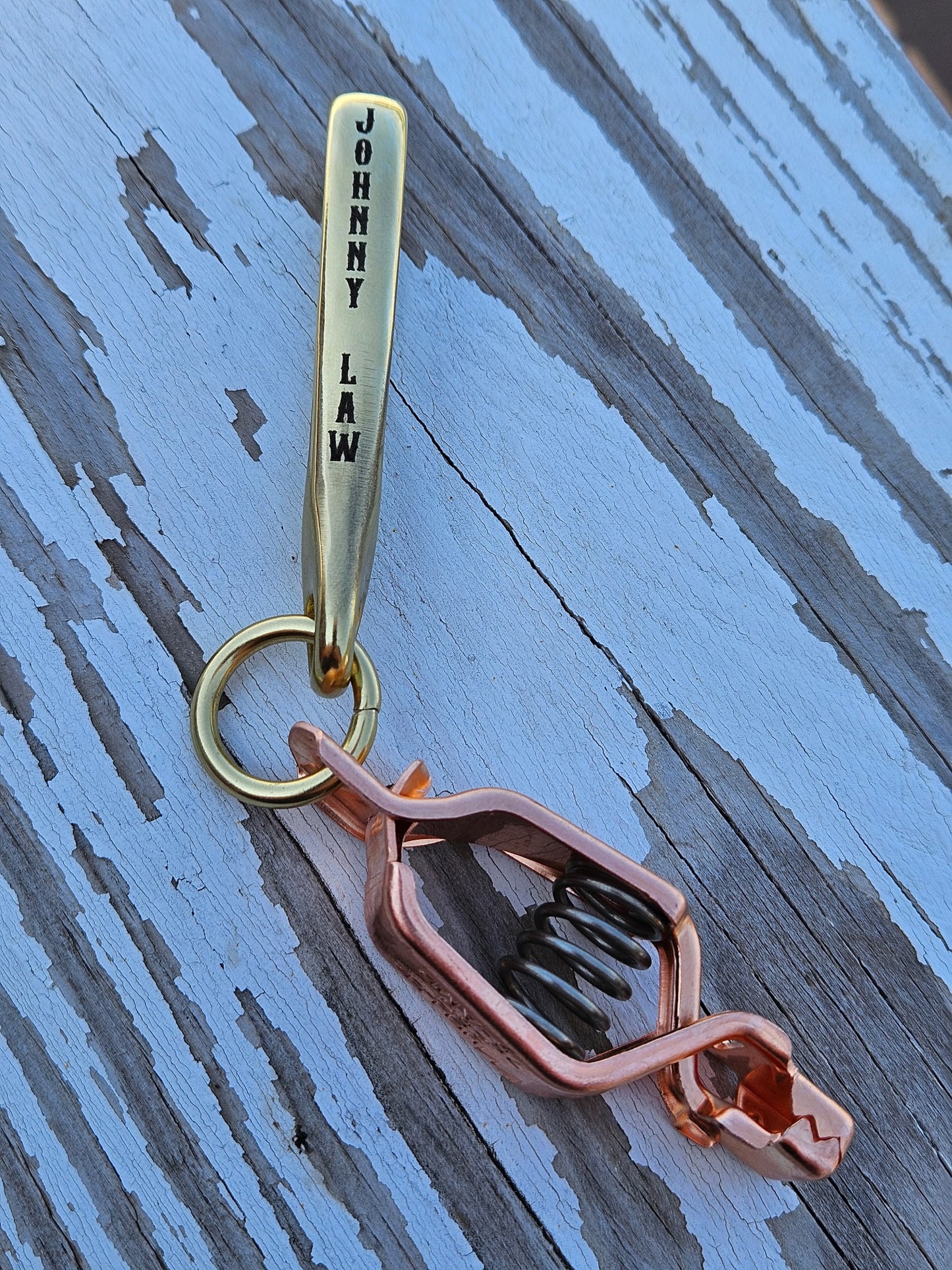 Engraved Welding Glove Clip