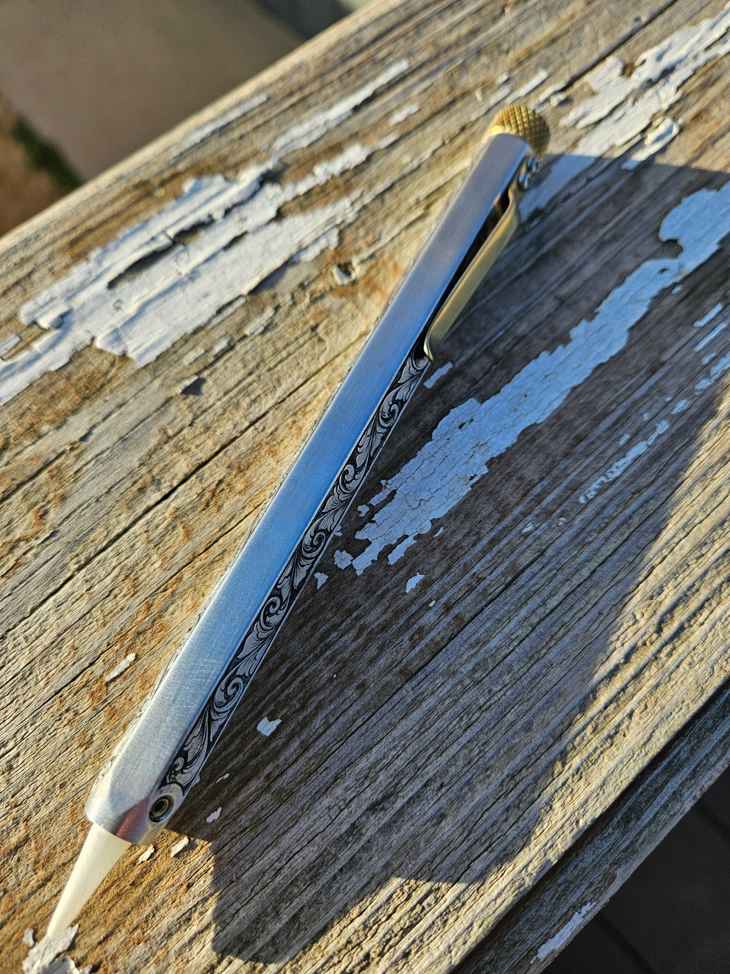 Hand Engraved Round Soapstone Holder